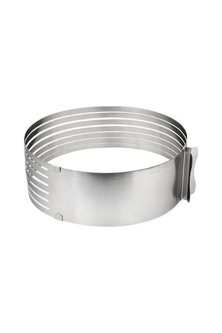 Teltree 304 Paslanmaz Çelik Ayarlanabilir 24.5-30.5cm 7 Katlı Pasta Dilimleyici, Ekmek Ve Tatlı Dilimleme Aleti, Mutfak Aksesuarı Diğer