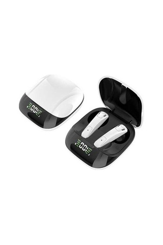 Primepickings Kablosuz Kulaklık Bt5.0 - Mini Binaural - Şarj Kutusu İle Led Ekran - Spor Kulaklık