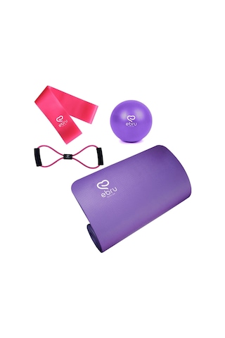 Ebru Şallı Dört Dörtlük Pilates Seti 2 Set