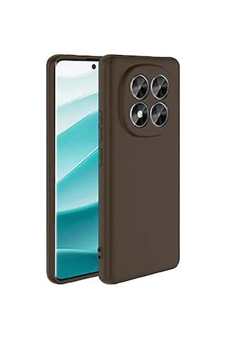 Durukar Redmi Note 14 Pro 5g Kılıf First Silikon - Kahverengi