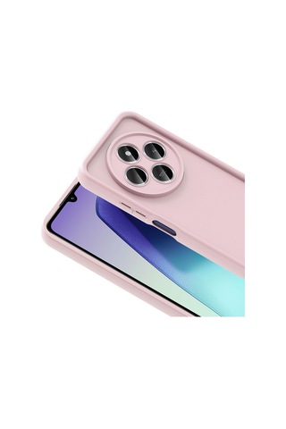 Xiaomi Redmi 14c Kılıf Kamera Korumalı Zore Ananas Kapak Pembe