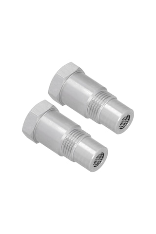 Moveevo M18x1.5 304 Paslanmaz Çelik Oksijen Sensörü Adaptörü, Filtreli Motor Atık Gaz Kontrolü, Hızlı Kurulum, 2 Adet Paket