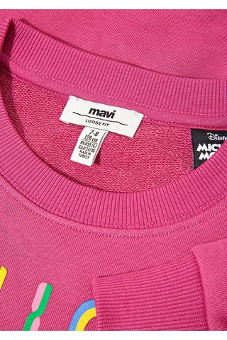 Mavi Pembe Kız Çocuk Sweatshirt M7s10142-71085 Pembe