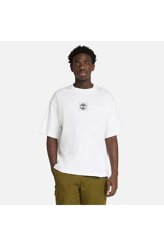 Timberland Building Blocks Erkek Beyaz T-shirt Tb0a5nb21001 Beyaz