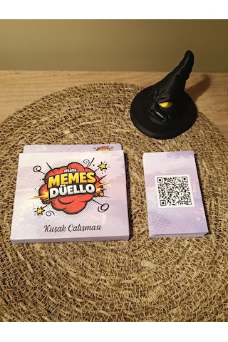 Memes Bulmaca Kutu Oyunu Kuşak Çatışması - Kese Hediyeli - Eğlenceli Grup & Parti Oyunu