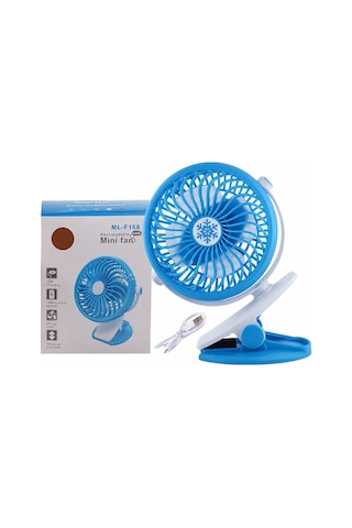 Xtechnx Xtechn856100 Powermaster Ml-f168 Masaüstü Klipsli 3 Hız Kademeli Usb'li Fan Vantilatör