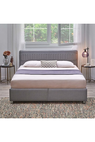 Yataş Bedding Nano Başlık Somni Baza Set 160x200 - Gri