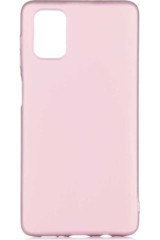 Noktaks - Galaxy Uyumlu M51 Uyumlu - Kılıf Mat Soft Premier Silikon Kapak - Rose Gold - T15000 Rose Gold