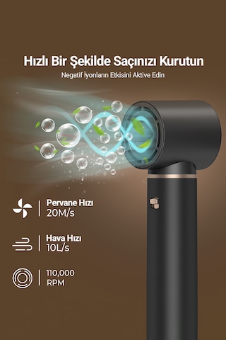 VeryFit WT638 5 in 1 Hava Üflemeli Saç Düzleştirici Şekillendirici ve Saç Kurutma Fön Makinesi Bakım Seti