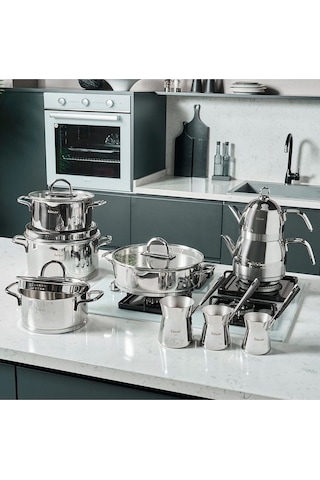 Hisar 14 Parça Mini Çeyiz Seti Inox
