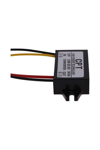 jmsstore Dc'den Dc'ye Dönüştürücü Regülatör 12v - 5v 3a 15w Araba Led Ekran Güç Kaynağı