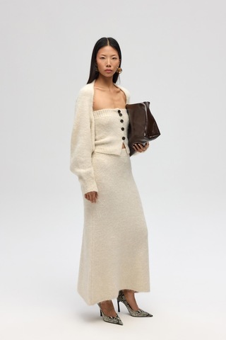 Vintera Bej Üçlü Triko Takım Bej