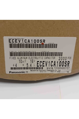 Ecev1ca100sr 10mf 16v 4x5.4 Smd Kondansatör 150 Adet