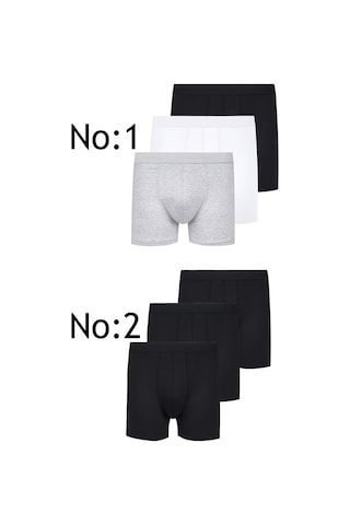 Laula Erkek Boxer Paketleri %95 Pamuk Premium Collection Çok Renkli