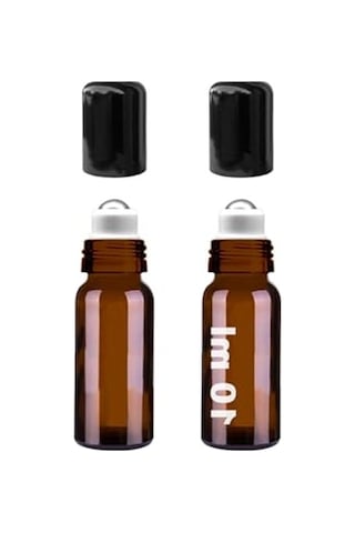 10 Ml Çelik Roll On Şişesi, Sızdırmaz Kapaklı 2 Adet 01