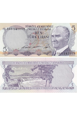 6. Emisyon 1. Tertip 5 Tl Çil