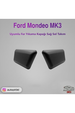 Ford Mondeo Mk3 Uyumlu Far Yıkama Kapağı Sağ Sol Takım