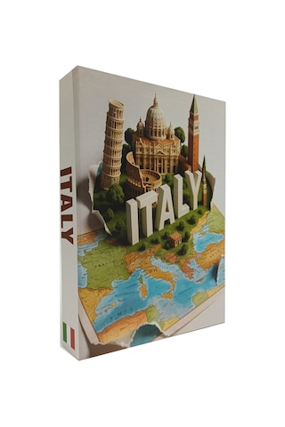 2029 -775 Italy Dekoratif Kitap Kutusu
