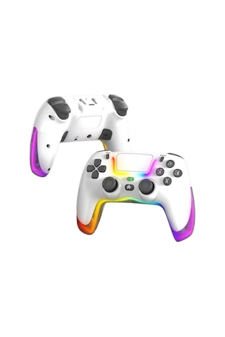Ps4 Kol Kablosuz Gamepad Oyuncu /androd/iphone/çift Titreşim/6 Eksenli Rgb Mod/ps4/switch/pc Uyumlu