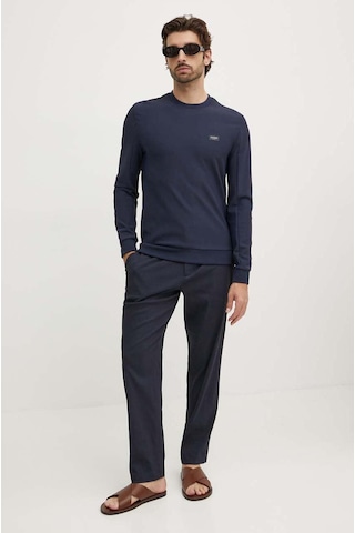 Guess Erkek Tech Stretch Cn Sweatshirt - Lacivert Lacivert