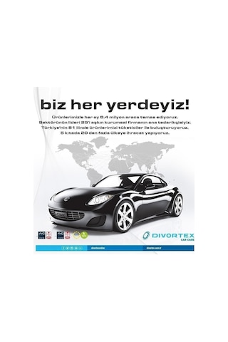 Divortex Car Wash V6 Fırçasız Oto Yıkama Köpüğü 5 Kg. Dvx1026