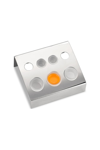 Samdoo Stainless Steel Dövme Mühür Tutucusu - 7 Delikli 1 Büyük, 2 Orta, 4 Küçük - Dayanıklı Ve Temizlenmesi Kolay Dövme Aleti