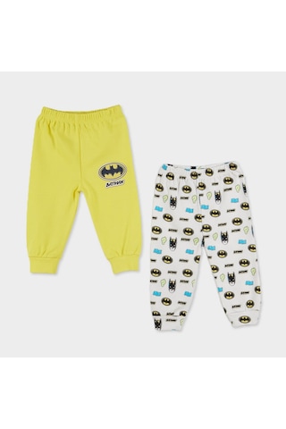 Çimpa Batman 2'li Bebek Pantolonu 20792 Sarı-Ekru