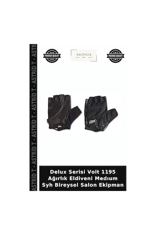 Delux Serisi Voit 1195 Ağırlık Eldiveni Medıum Syh Bireysel Salon Ekipman Belirtilmemiş