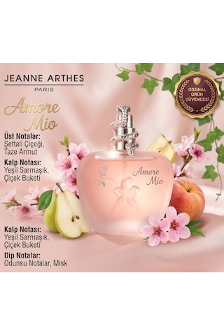 Jeanne Arthes Amore Mio Edp 100 Ml Kadın Parfümü Şeftali Çiçeği & Armut Notalı Özel Seri Çiçeksi - Meyve - Odunsu