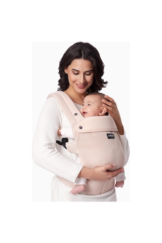 Momcozy Air Mesh Pink Ergonomik ve Nefes Alabilir Bebek Taşıyıcı