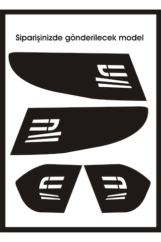 Fluence İçin Uyumlu Aksesuar Stop Farı Led Görünümlü Oto Sticker