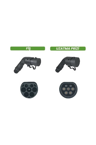 Chargemobile 32 A 22 Kw Trifaze Type 2 Şarj Kablosu 5 M Standart