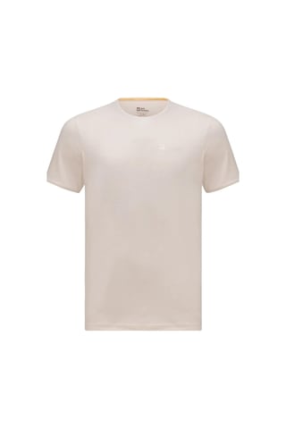 Jack Wolfskin Travel T M Erkek Tişört 1809751-5629 Bej