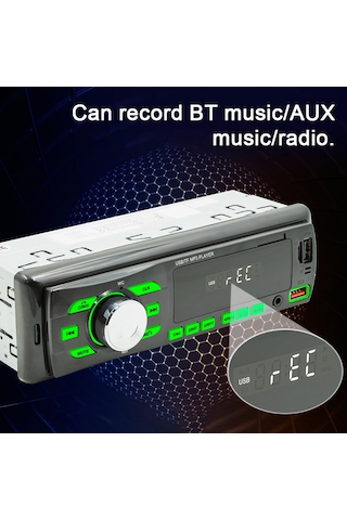 Symbee Araç İçi Çok Fonksiyonlu Bluetooth Mp3 Çalar, Sesli Asistan Ve Radyo Alıcılı Müzik Çalar