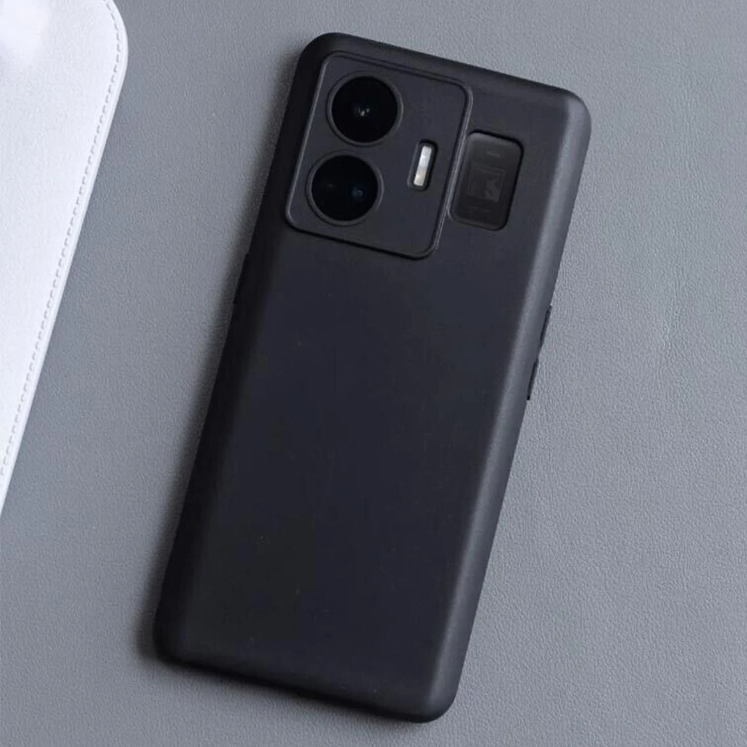 Microcase Realme Gt3 / Gt Neo 5 Elektrocase Serisi Silikon Kılıf Al3340 Siyah