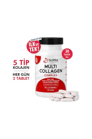 Supra Protein Multi Kolajen Complex Takviye Edici Gıda 60 Tablet
