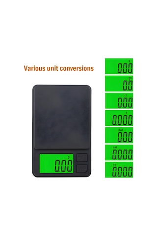200/500/1000g 0.01g Mini Dijital Terazi Gram Gıda Takı