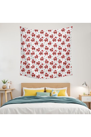 Noel Desenli 59x59 İnç Kare Duvar Halısı, Oturma Odası, Yatak Odası Ve Genç Odası İçin-a118