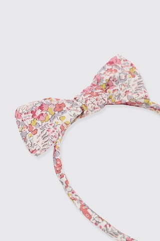 Made With Liberty Fabric Liberty Kumaş Çiçek Desenli Kız Çocuk Taç Pembe