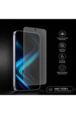 Infinix Gt 50 Pro İle Uyumlu Mat Ekran Koruyucu, Yansıma Ve Parlama Önleyici Mat Yüzey