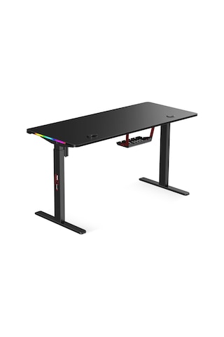 Xdrive Rüzgar Yükseklik Ayarlı Rgb Oyuncu & Çalışma Masası Siyah 140x60