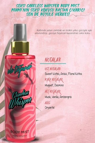 Eda Taşpınar Careless Whisper Body Mist Vücut Spreyi 200 ML
