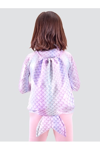 Denokids Denizkızı Kız Çocuk Pembe Sırt-plaj Çantası Çok Renkli