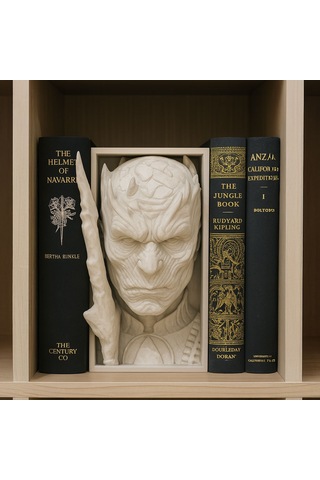 Night King Kitaplık Dekoru