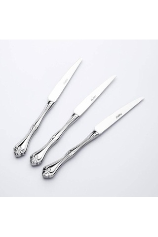 Nehir Lalezar Sade 12 Adet Yemek Bıçak Takımı Çelik