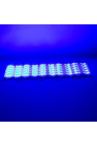12v Çakar Lamba Ledli Ok İşaretli Mavi Kablolu 142 37 Mm