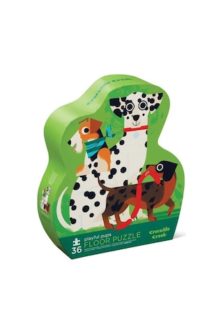 Crocodile Creek Puzzle 36 Parça Eğlenceli Yavru Köpekler