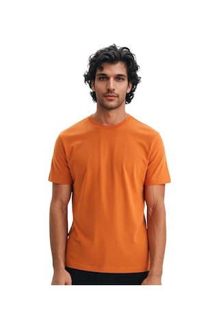Ar-ma Erkek Bisiklet Yaka Tişört Regular Fit Pamuk Süprem Basic Baskısız Y31344408002 Pembe L