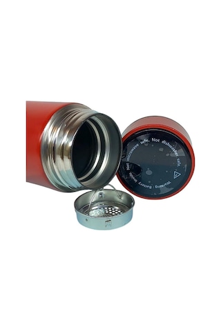 Kişiselleştirilebilir Dereceli Termos 05 Lt Kırmızı Renk Kırmızı