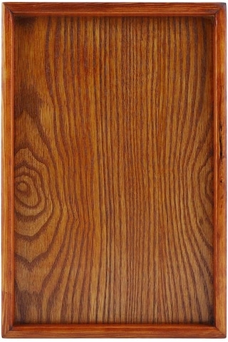 Servis Tepsisi, Dikdörtgen Ahşap Çay Tepsisi Otel Ev Mutfak Tepsileri Atıştırmalık Tepsisi Kahvaltı Tepsisi Gıda Saklama Kabı 30 20cm